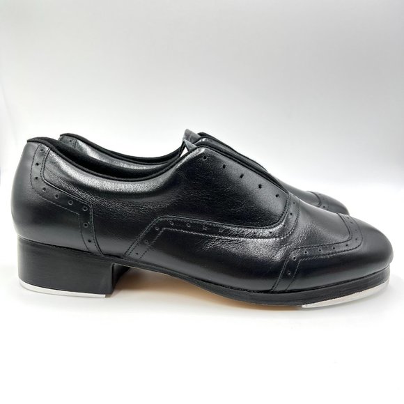 Bloch Mens S0313M Jason Samuels Smith Black Leather Dance Tap Shoes Size 11.5M